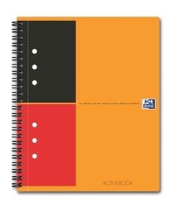 479385 Бизнес-тетрадь "International ActiveBook" A5+, 80 листов, в линейку Oxford