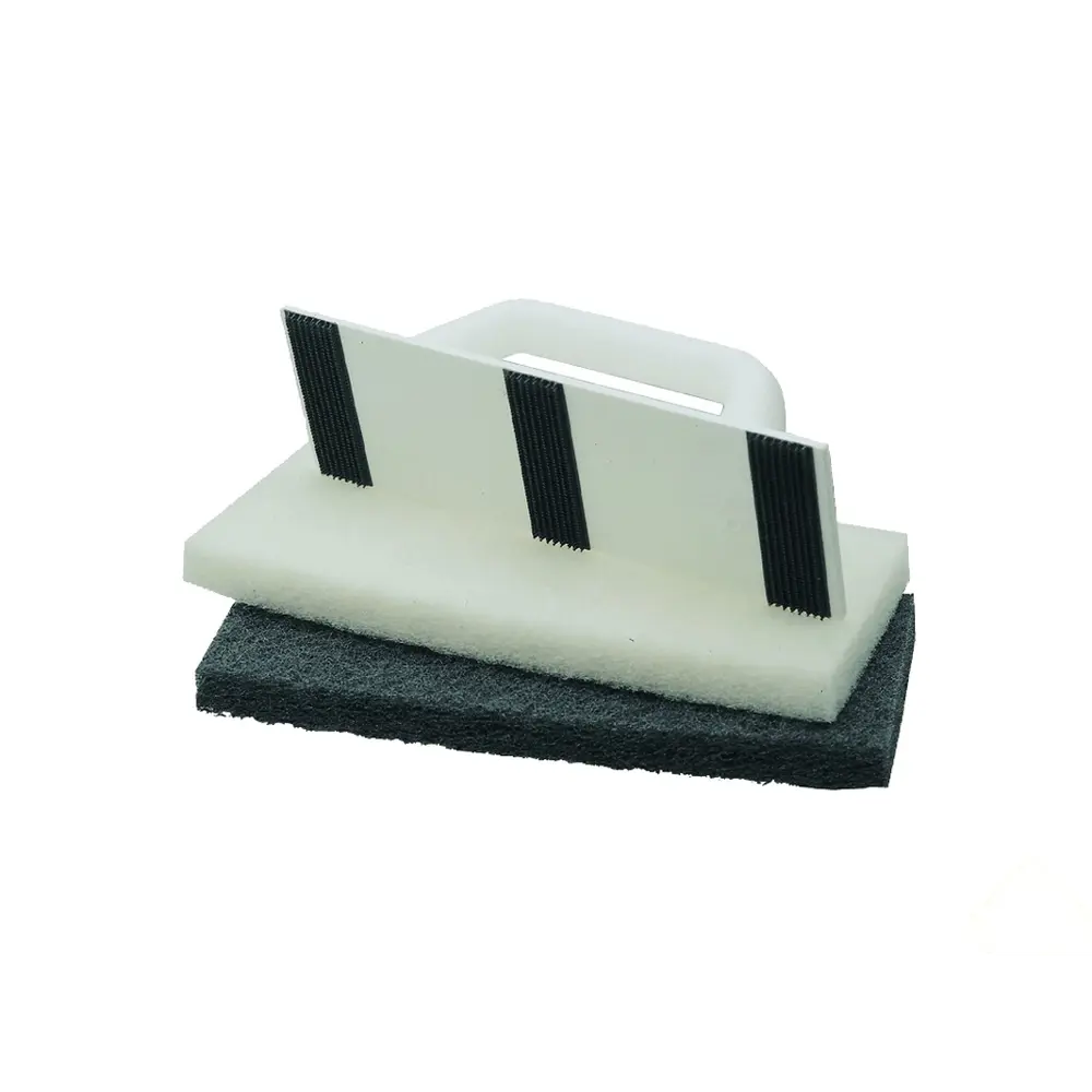 Гладилка пластиковая 12х25 см со сменной абразивной губкой KAPRIOL STLM-2171980