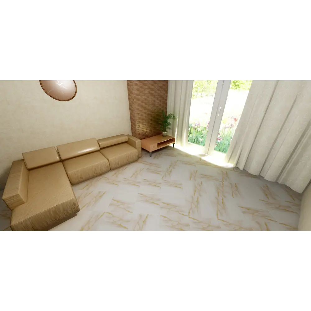 Керамогранит «Астерия» 45х45 см 1.42 м2 цвет бежевый LB CERAMICS STLM-2049955 - Вид №3