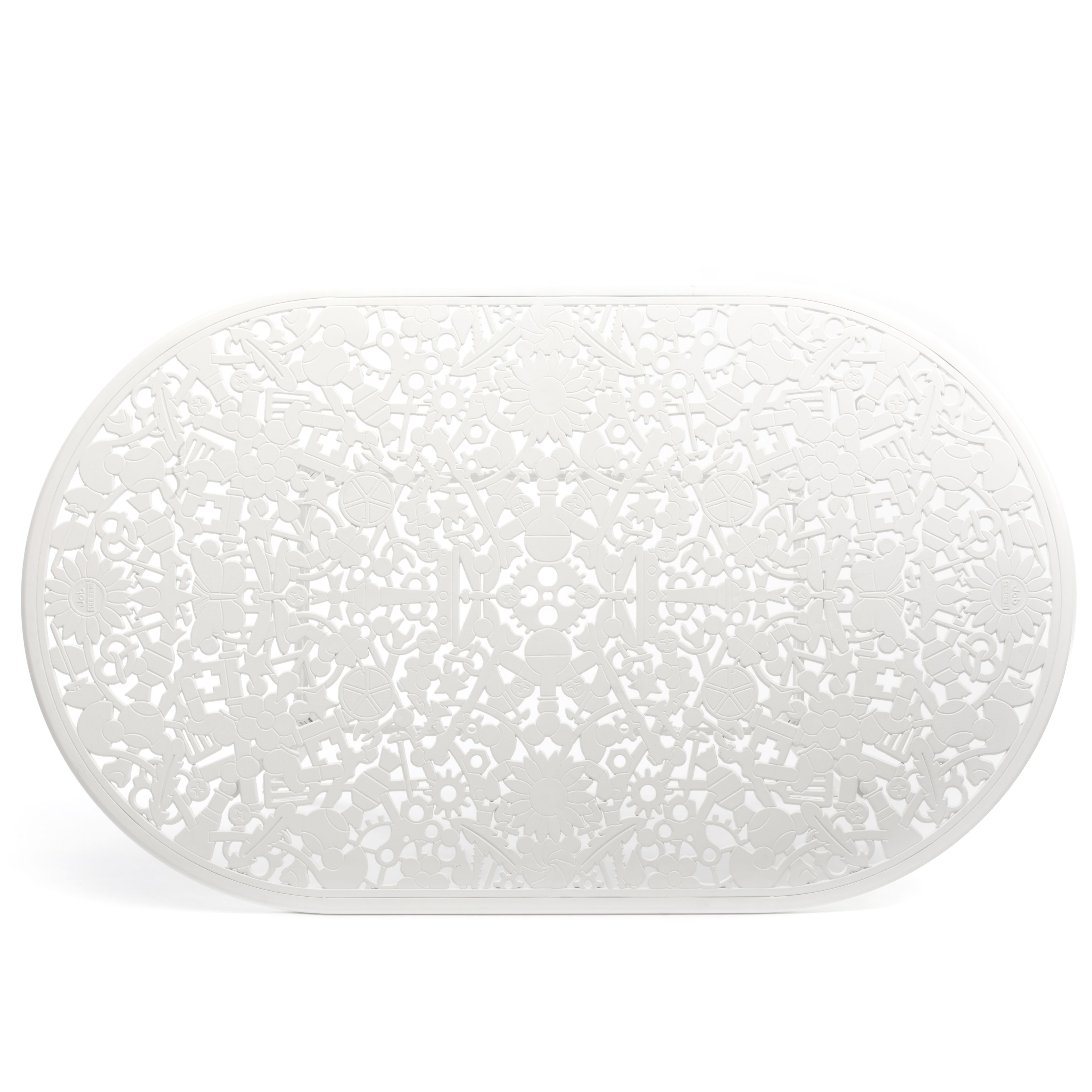 Алюминиевый овальный садовый стол Seletti Industry ARCH-00118103 - Вид №10