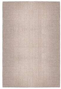 G.T.DESIGN Однотонный прямоугольный коврик ручной работы из растительных волокон Coconutrug