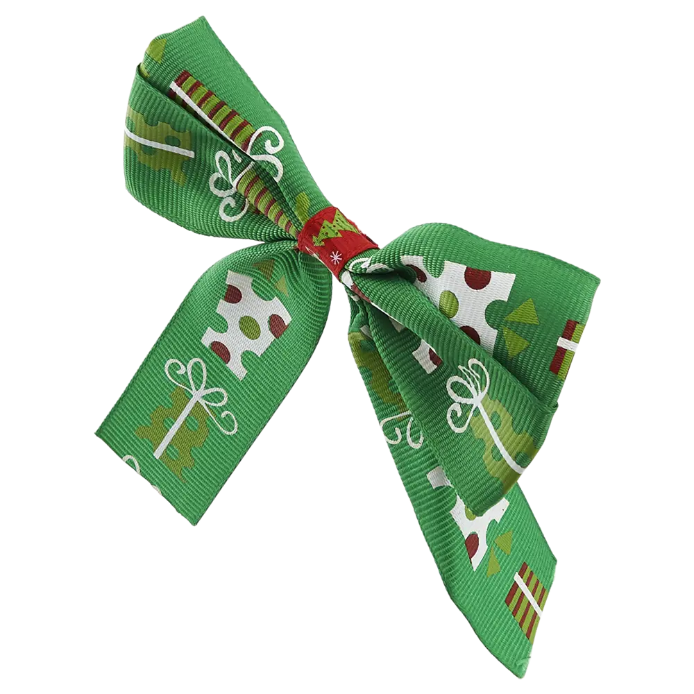 Украшение ёлочное «Бант», 10х2.5 см, цвет зелёный Santreyd STLM-2194158 - Вид №1