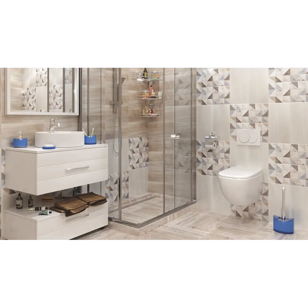 Душевая ширма Sensea Nerea прямоугольная 90-100х90-100 см Без серии STLM-2107687 - Вид №4