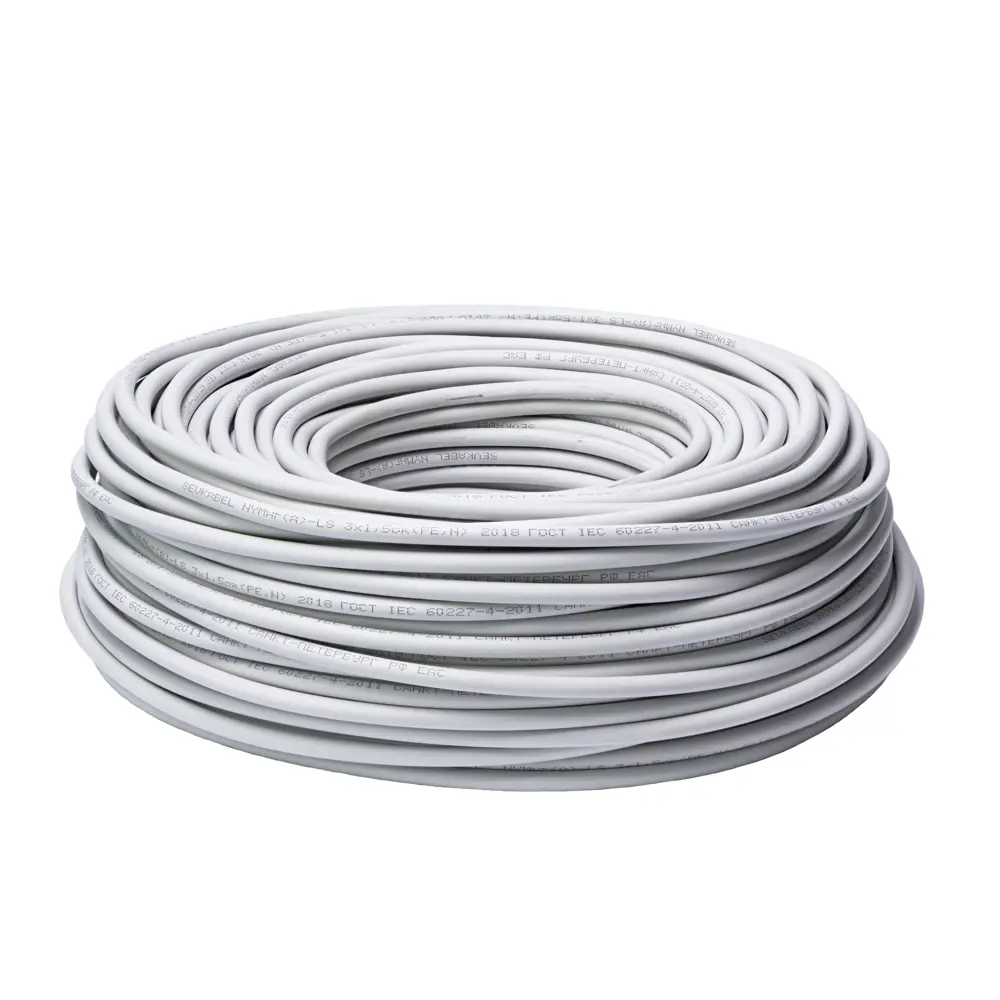 Кабель Севкабель NYM-LS 3x1.5, 100 м, ГОСТ 81963176 STLM-2172684  - Вид №1