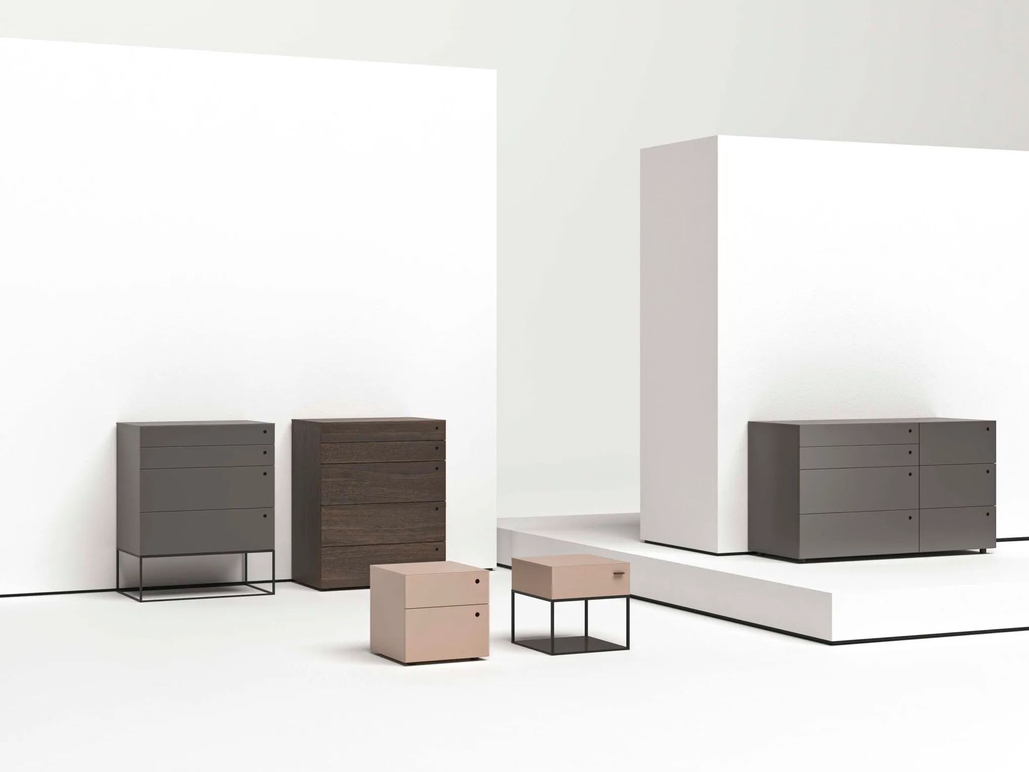 Деревянная тумбочка с ящиками Alf DaFrè хобби ARCH-00054061 - Вид №1