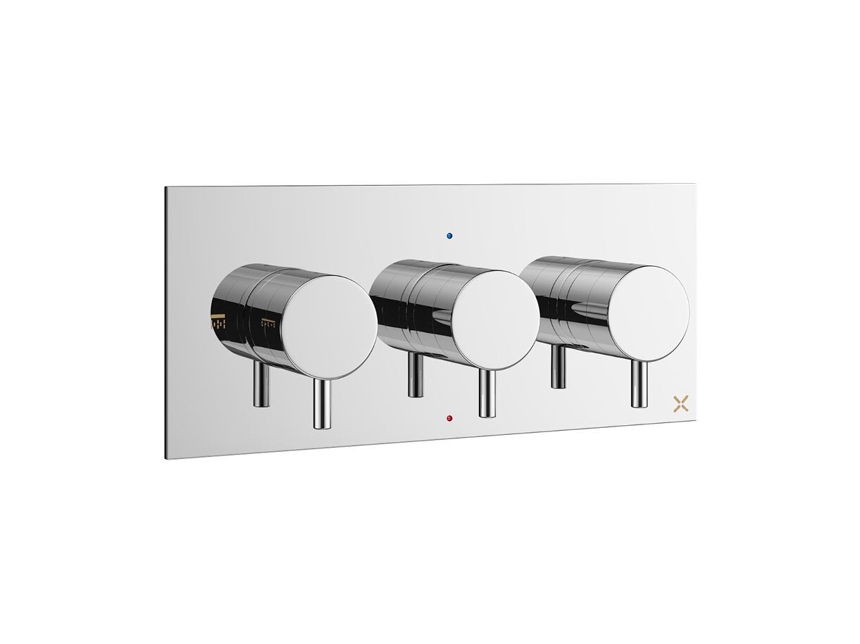 Термостатический смеситель для душа с 3 отверстиями CROSSWATER MPRO ARCH-00125522 - Вид №1