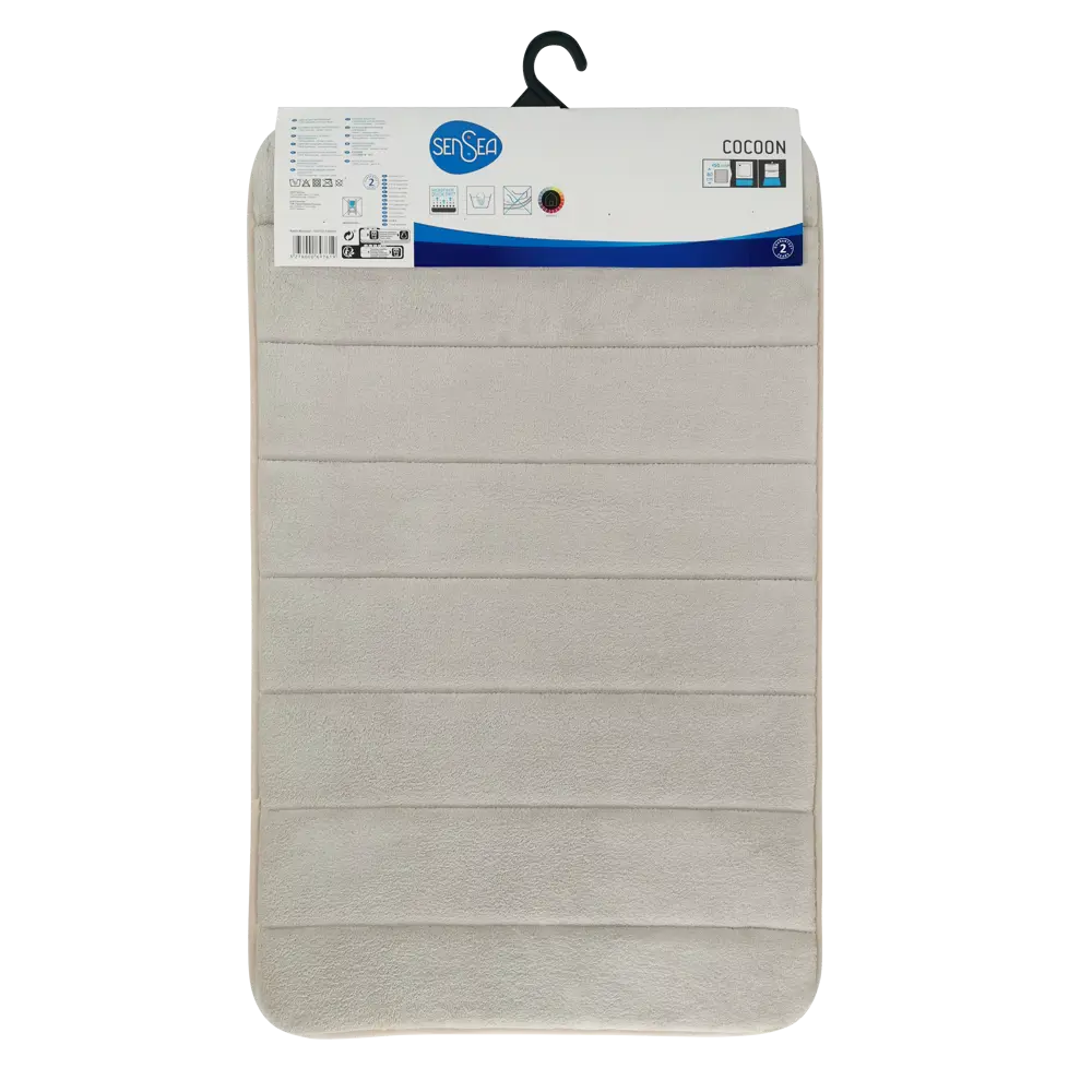 Коврик для ванной Sensea Cocoon 50x80 см цвет бежевый STLM-2104473 - Вид №7
