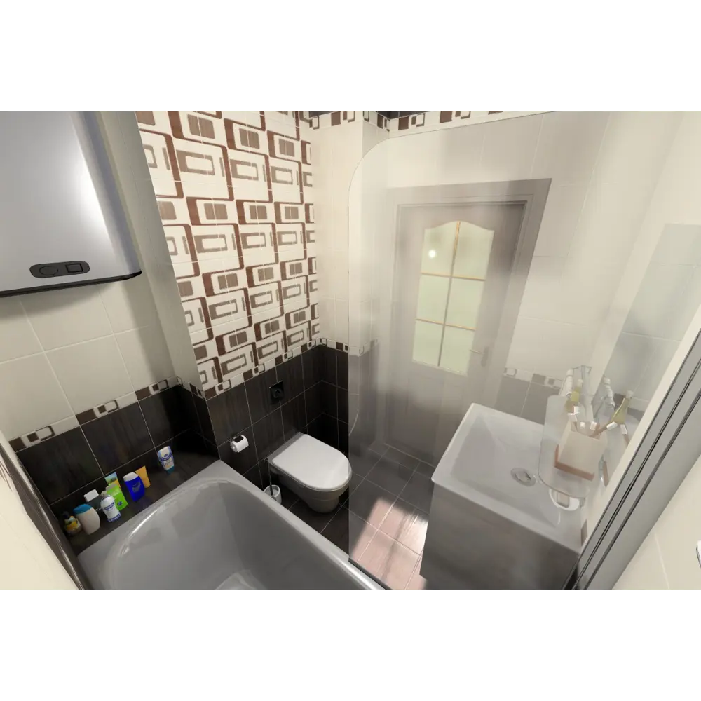 Декор Golden Tile «Вельвет» 25х33 см цвет бежевый STLM-2176541 - Вид №3