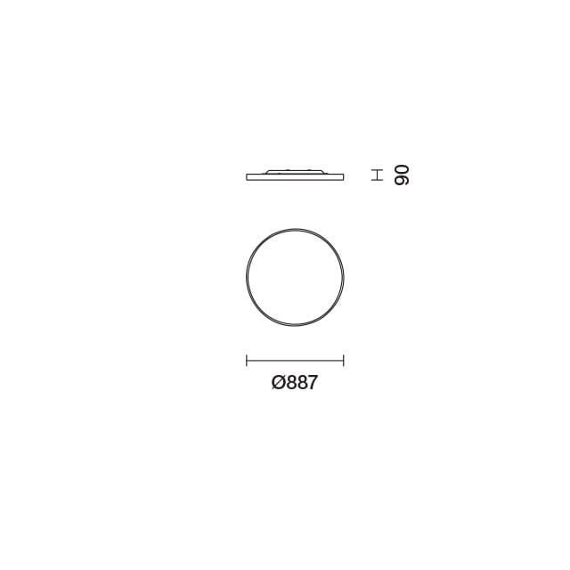 Светодиодный потолочный светильник из метакрилата iGuzzini остров ARCH-00039471 - Вид №3