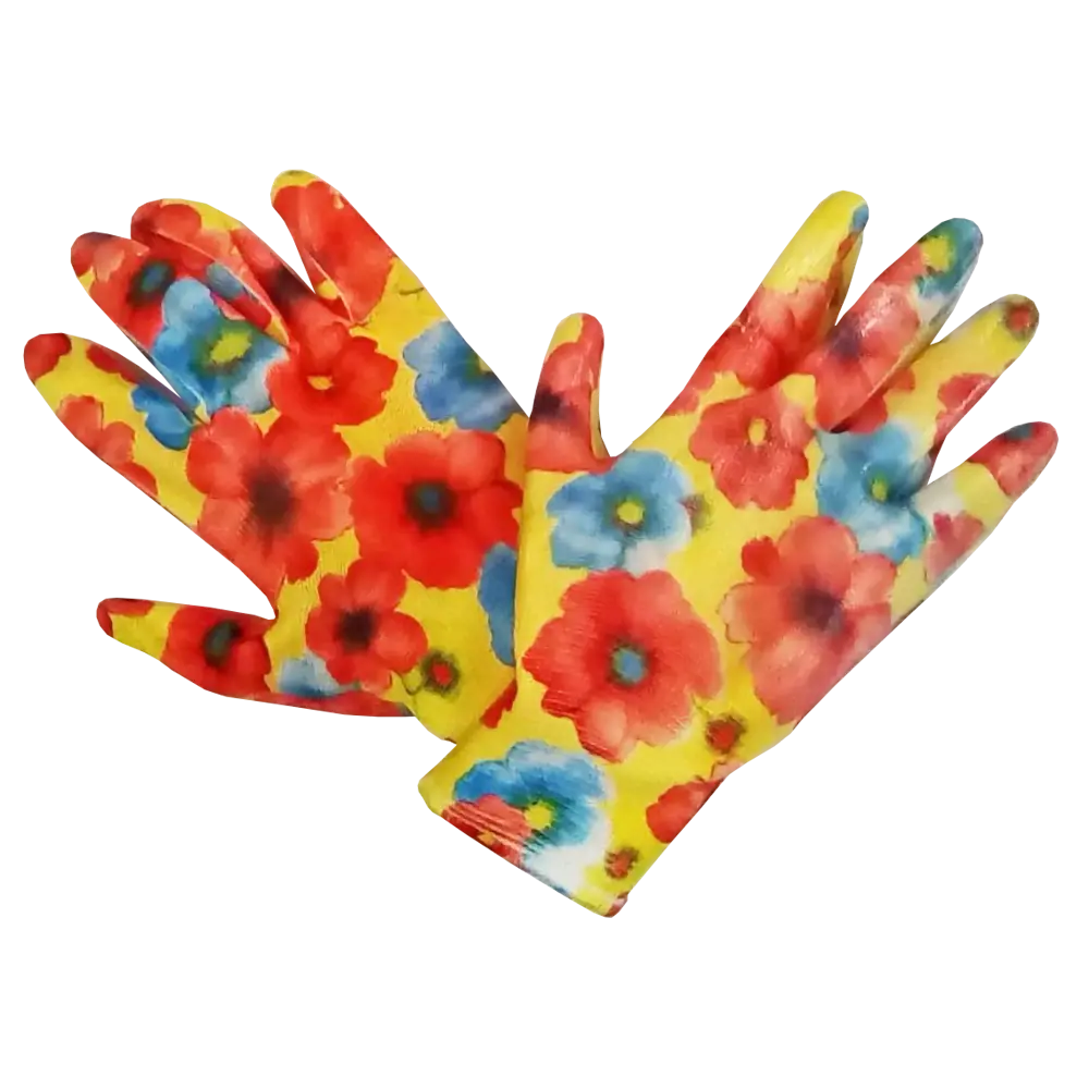 Садовые перчатки GARDEN FLOWERS с усиленной защитой 82842736 STLM-0036948