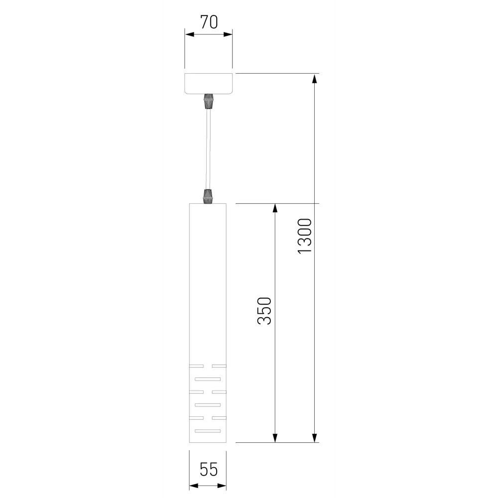 Светильник подвесной Elektrostandard DLN003, 1 лампа, 2 м², цвет белый матовый 82771234 STLM-2037176  - Вид №7