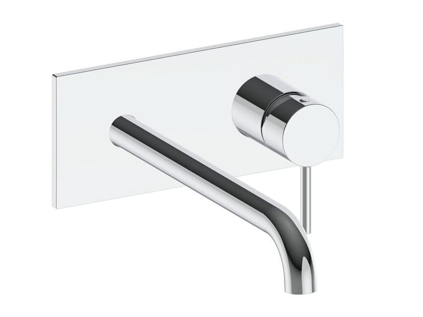 Настенный смеситель для раковины с автоматическим сливом CRISTINA Rubinetterie Phi ARCH-00144494