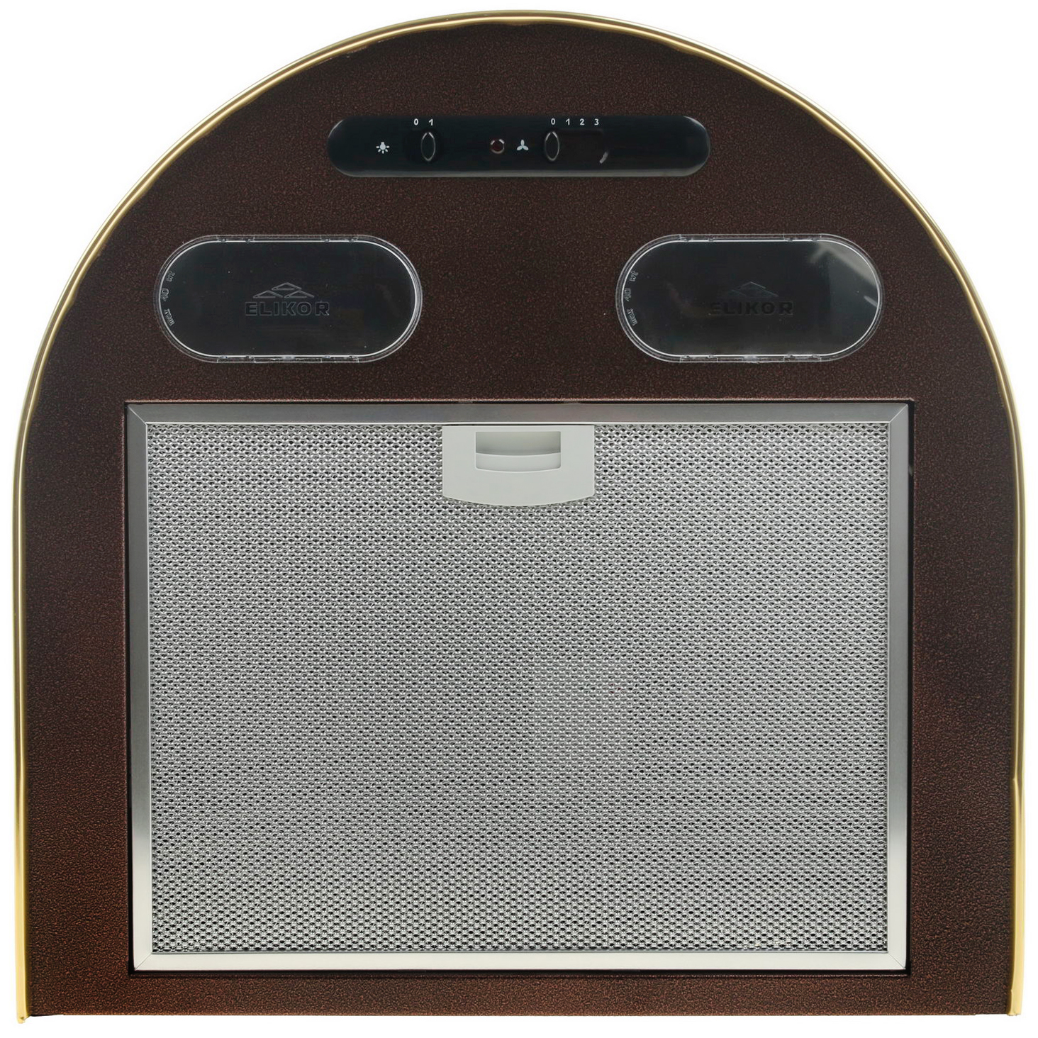 1074658 Вытяжка каминная ELIKOR Эпсилон 50П-430-П3Л коричневый/золотистый STDN-0019771 - Вид №4
