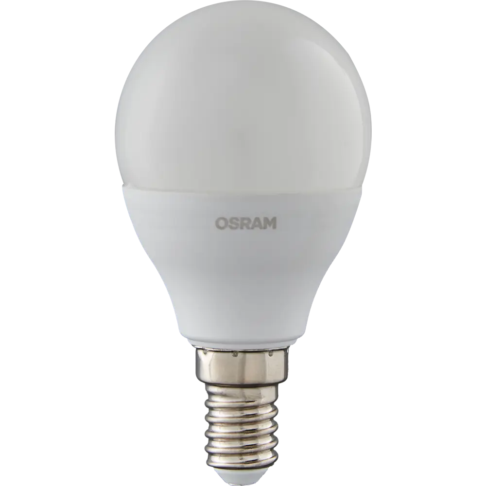 Лампа светодиодная Osram Antibacterial E14 220-240 В 7.5 Вт шар малый 806 лм холодный белый свет 82807758 STLM-2198740  - Вид №1