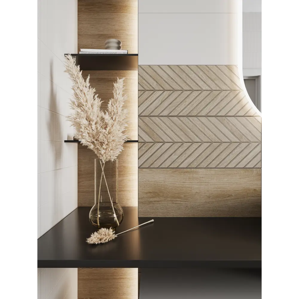 Gracia Ceramica Shine 03 — настенная плитка под дерево для ванной 89416686 STLM-1570863 - Вид №5