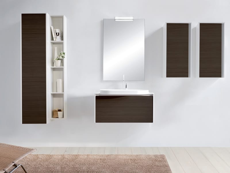 Модульный одноместный умывальник с зеркалом LASA IDEA ARCH-00133636