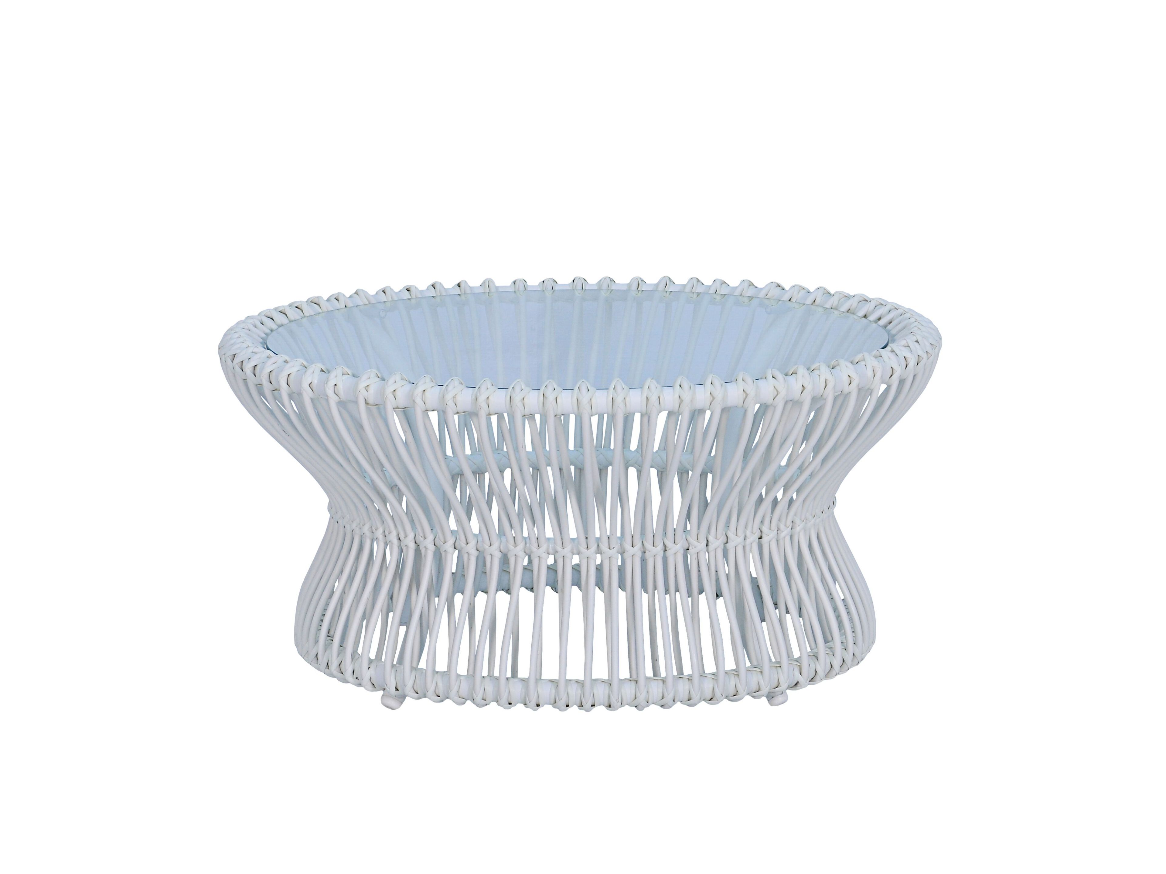 Круглый деревянный и стеклянный садовый журнальный столик cbdesign Capriccio ARCH-00140644 - Вид №19