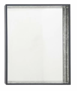 Зеркало в прихожую настенное серое Fenton 90x110 см PUSHA ДИЗАЙНЕРСКИЕ 062619 Серый