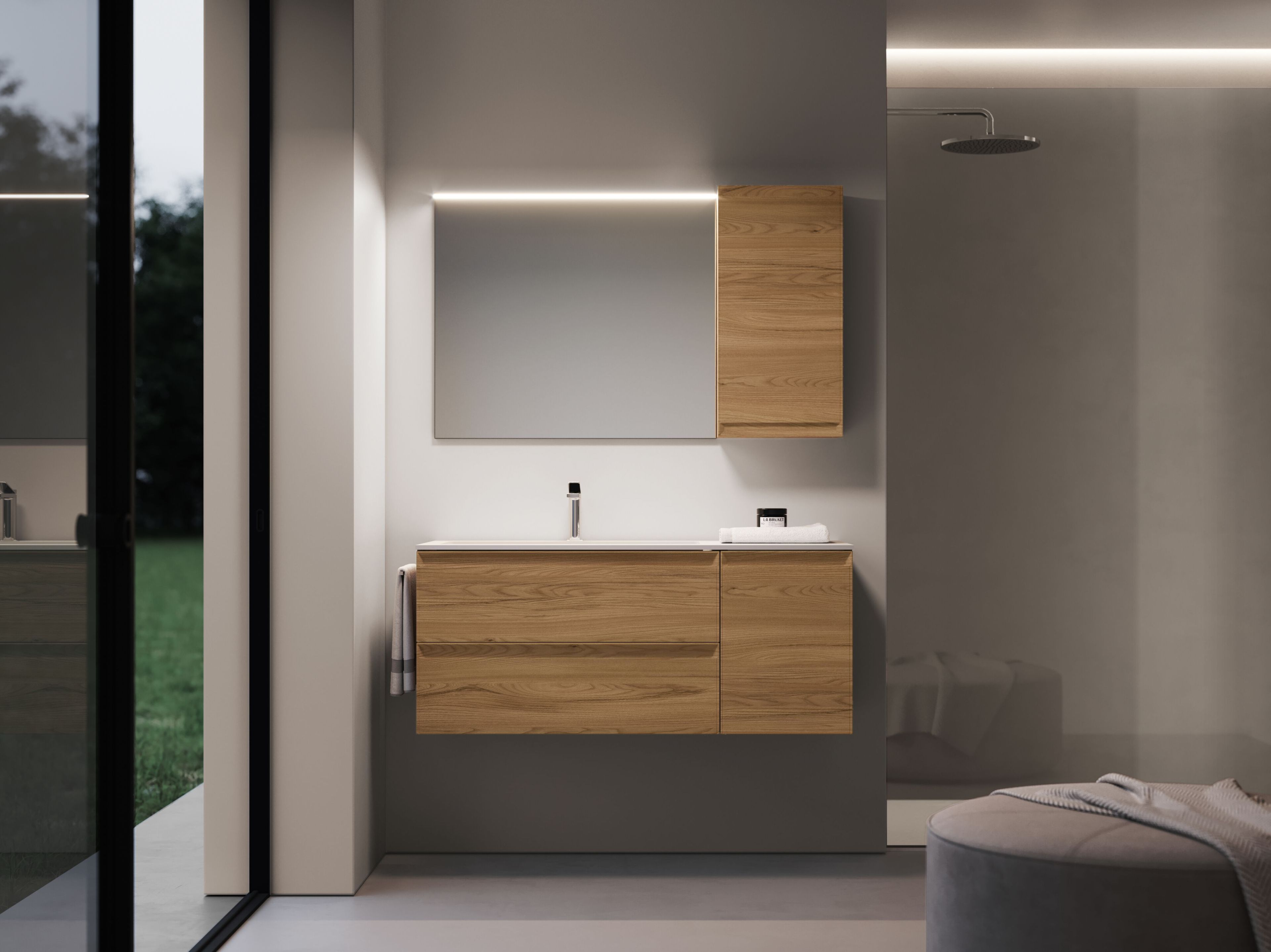 Подвесной шкаф с одной раковиной Ideagroup Play ARCH-00133444