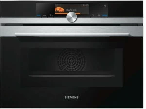 Siemens Встраиваемая электрическая духовка из нержавеющей стали и стекла с сенсорным экраном Iq700