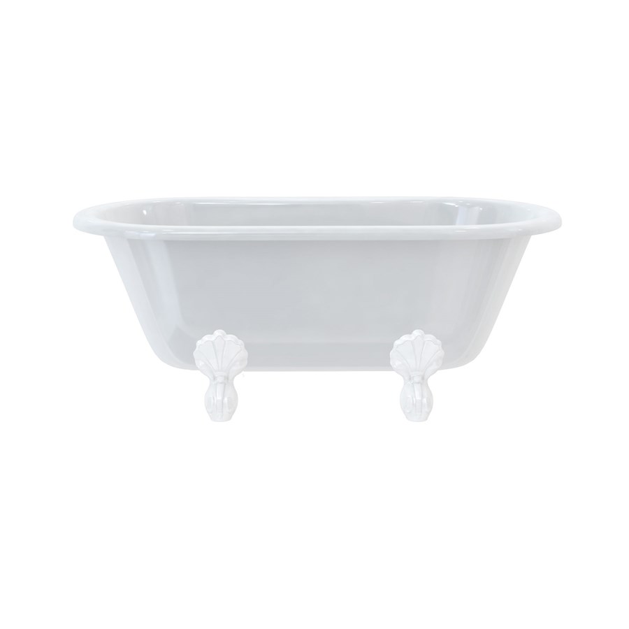 Burlington Двухсторонняя ванна Windsor 150 см с роскошными ножками с ножками Luxury Classic в черном цвете E4 L3B  - Вид №2