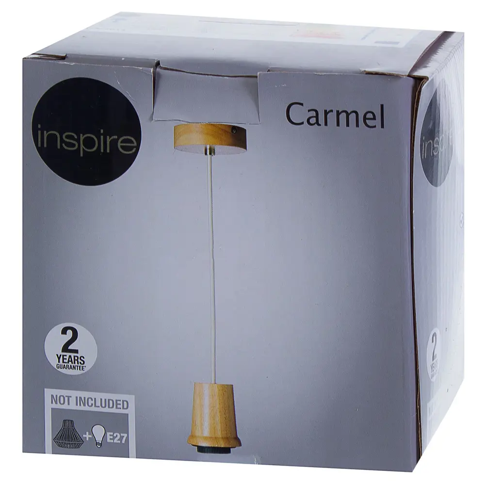 Шнур декоративный Carmel 1xЕ27x60 Вт, дерево INSPIRE STLM-2009436 - Вид №2