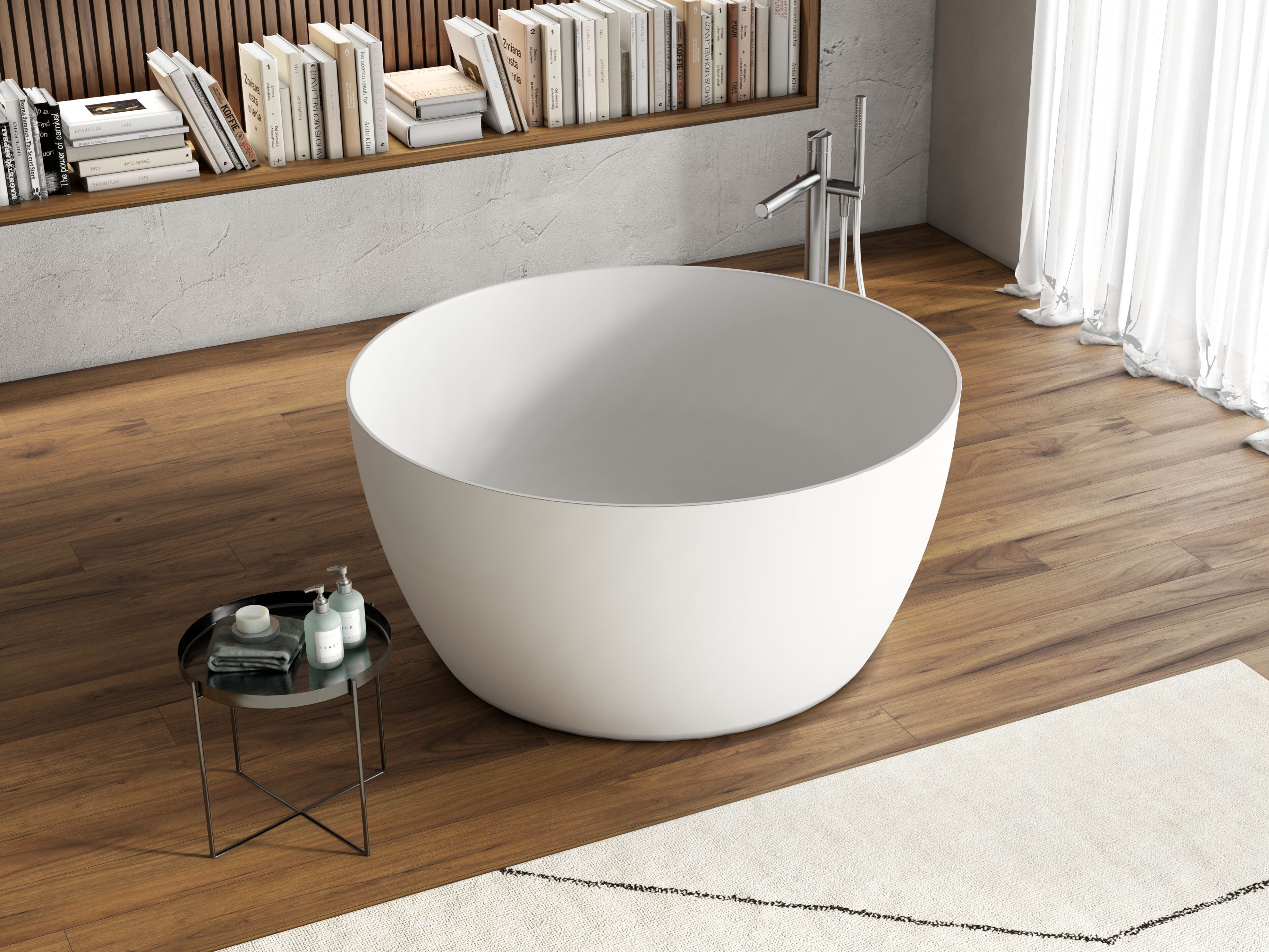 Круглая ванна из композитного материала Kinedo Iconik ARCH-00002087