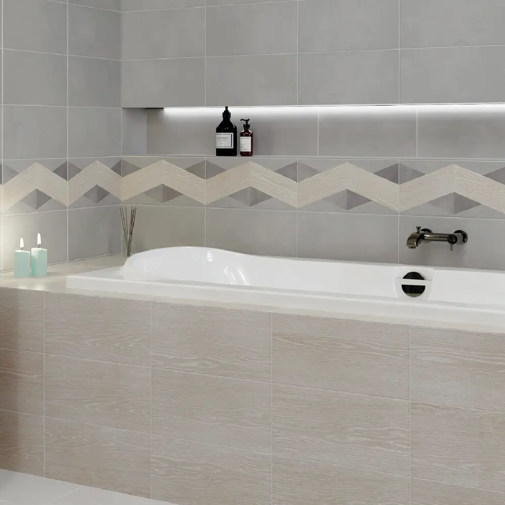 Плитка настенная Mersey Wood A0554D14101 20x40 см 1.6 м² матовая цвет бежевый Santreyd STLM-2055225