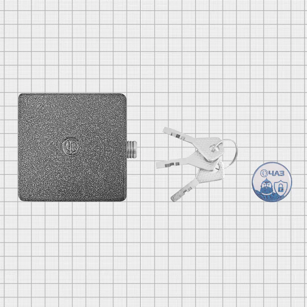 Замок навесной ЧАЗ с дисковым механизмом и защитой от спиливания 85443715 STLM-0062822 - Вид №2