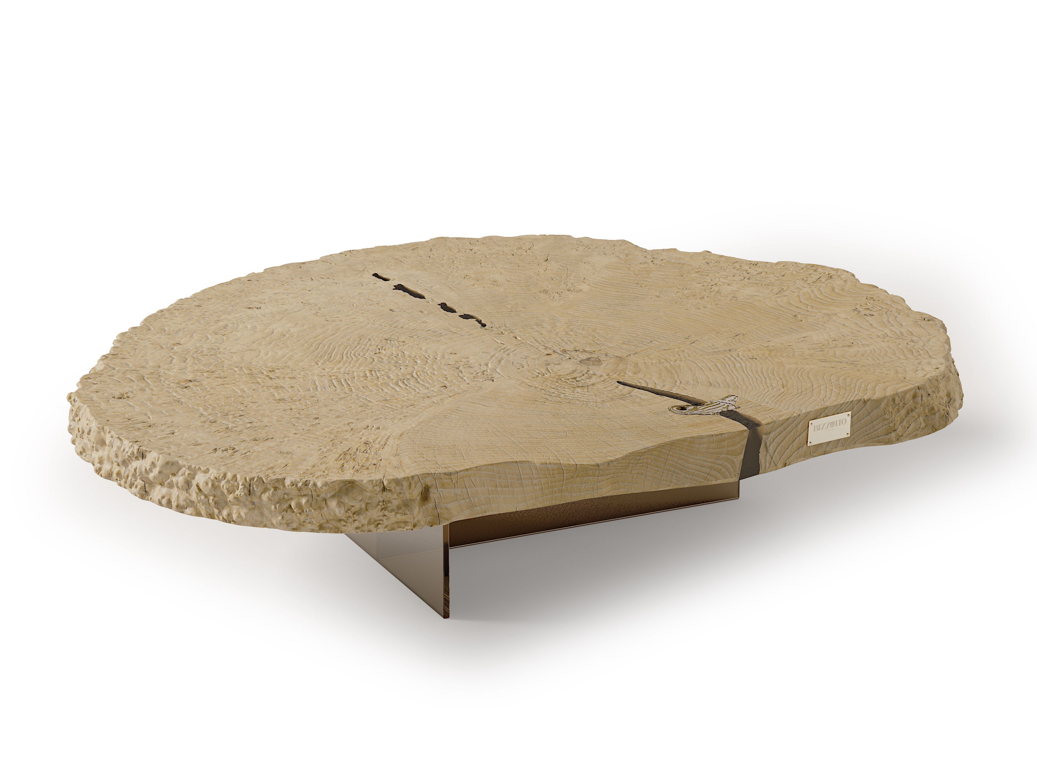 Круглый журнальный столик из шиповника Bizzotto Italia Atmosphera ARCH-00125615