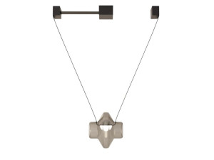 Алюминиевый и стеклянный светодиодный подвесной светильник