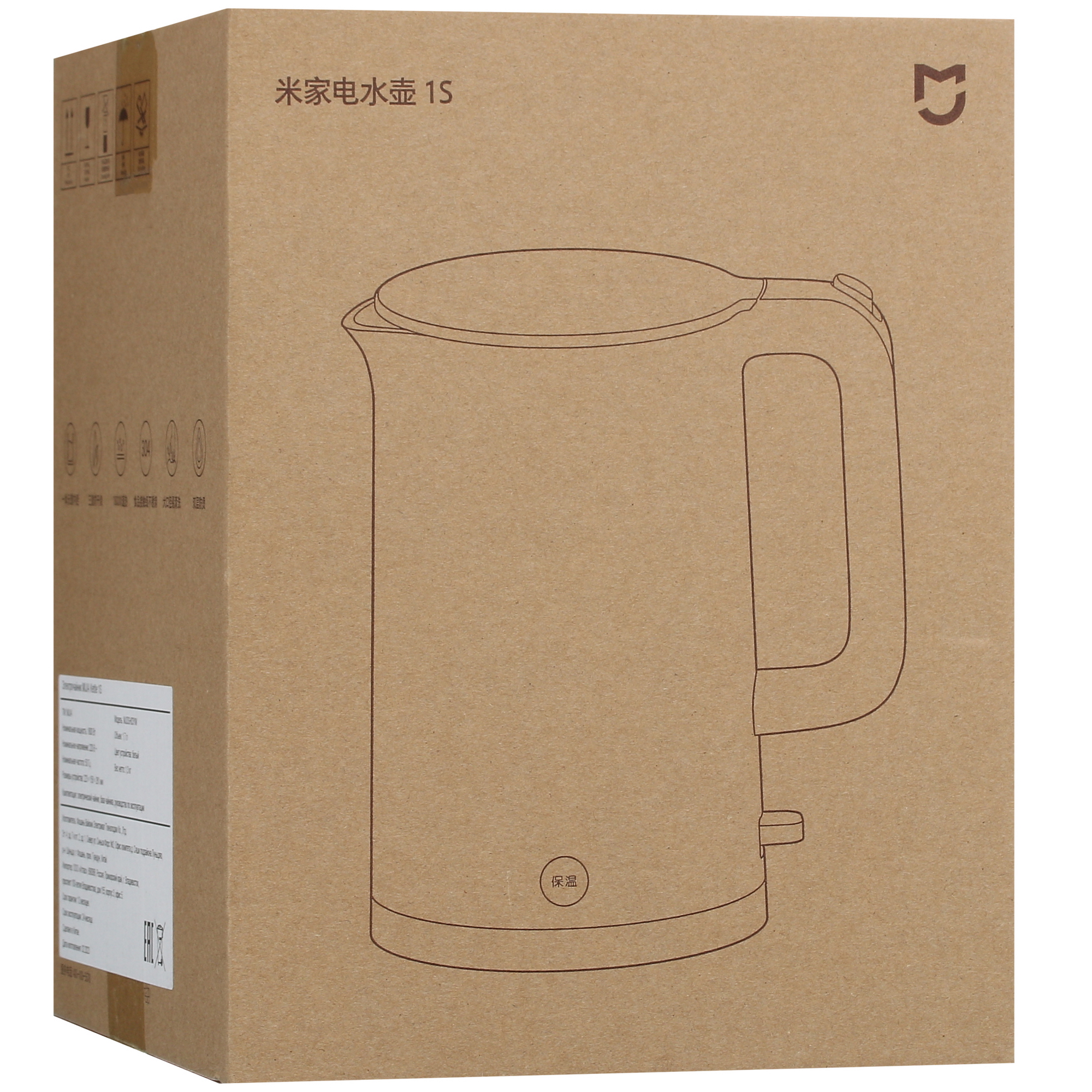 5067695 Электрочайник MIJIA Kettle 1S MJDSH03YM белый STDN-0087170 - Вид №7