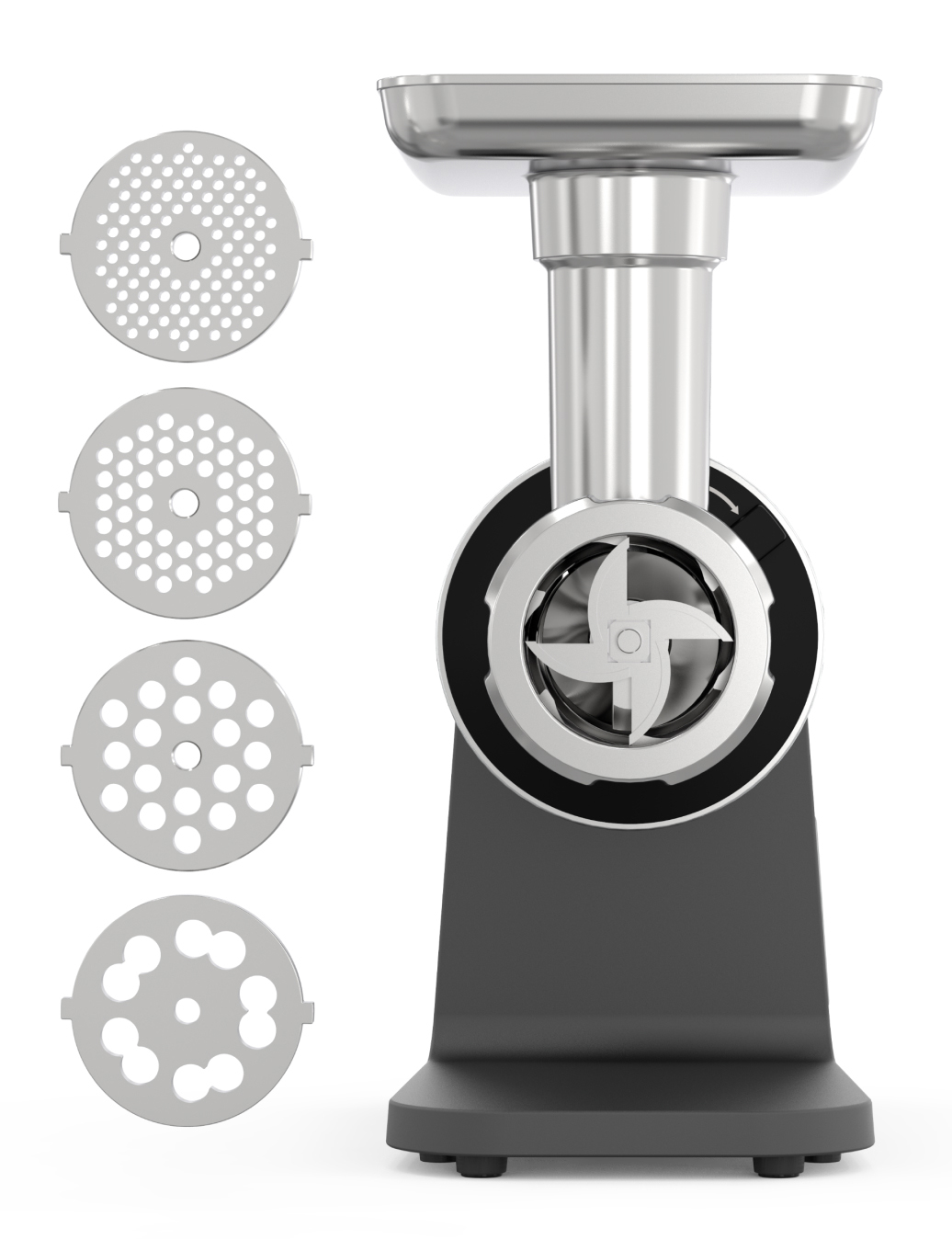 9176131 Мясорубка электрическая TEQQO Grindmaster Plus серый STDN-0063649 - Вид №6