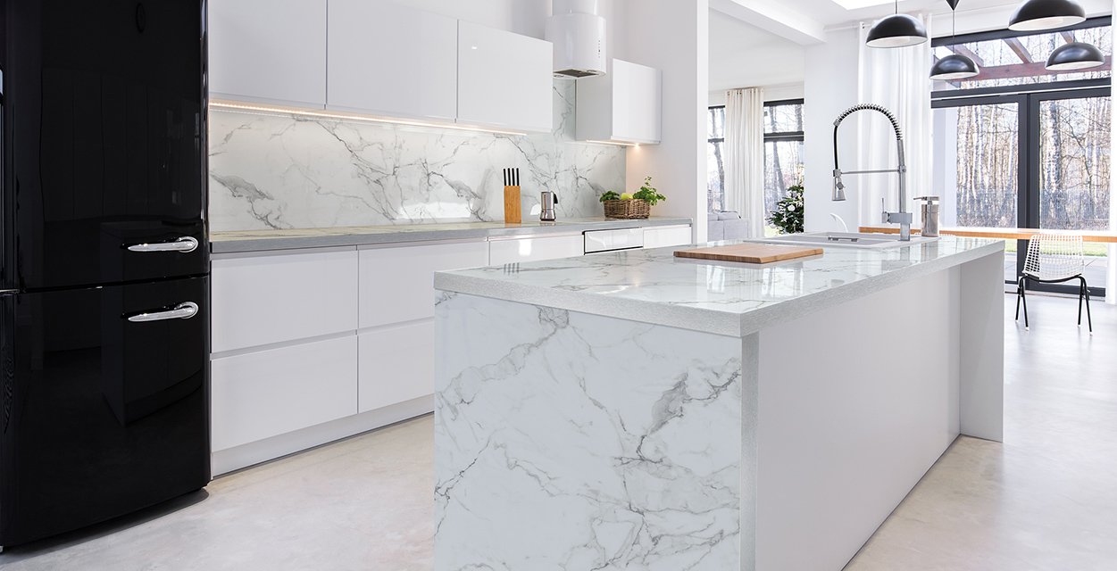 Столешницы для кухни - Мрамор бианко LIGRON LIST403 318 - Вид №18