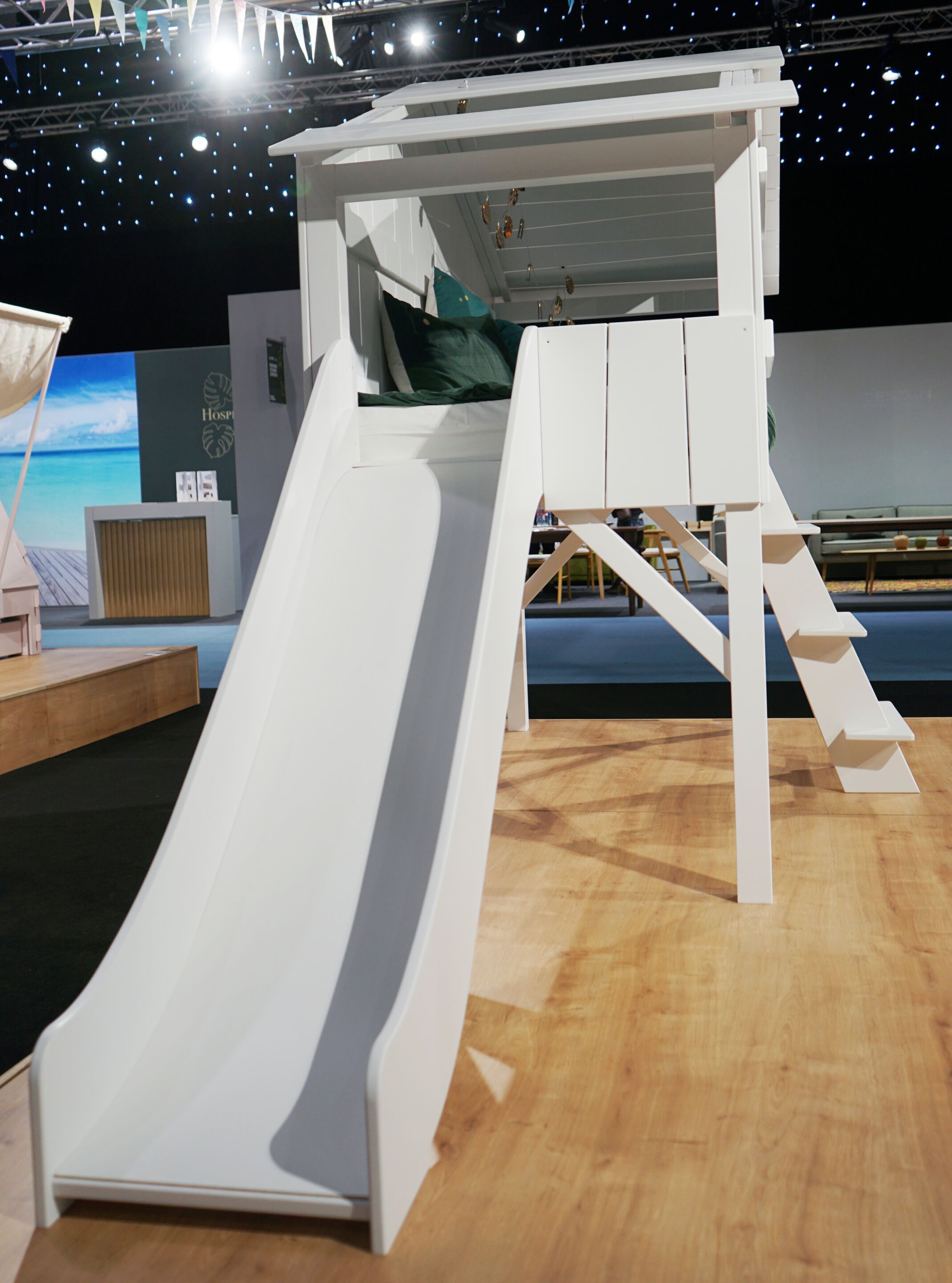 Кровать-чердак из МДФ с горкой Mathy by Bols TREEHOUSE BEDS &amp ARCH-00138368 - Вид №4