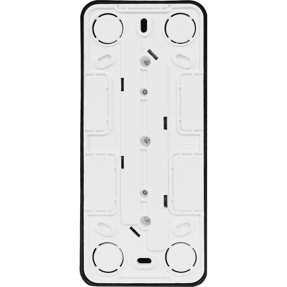 Розетка тройная накладная Schneider Electric Blanca с заземлением цвет антрацит SYSTEME ELECTRIC STLM-2044359 - Вид №3