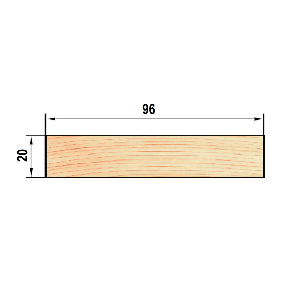 Строганая доска Santreyd 20х96х2000 мм из сосны для строительства и отделки 81947451 STLM-0014537 - Вид №5