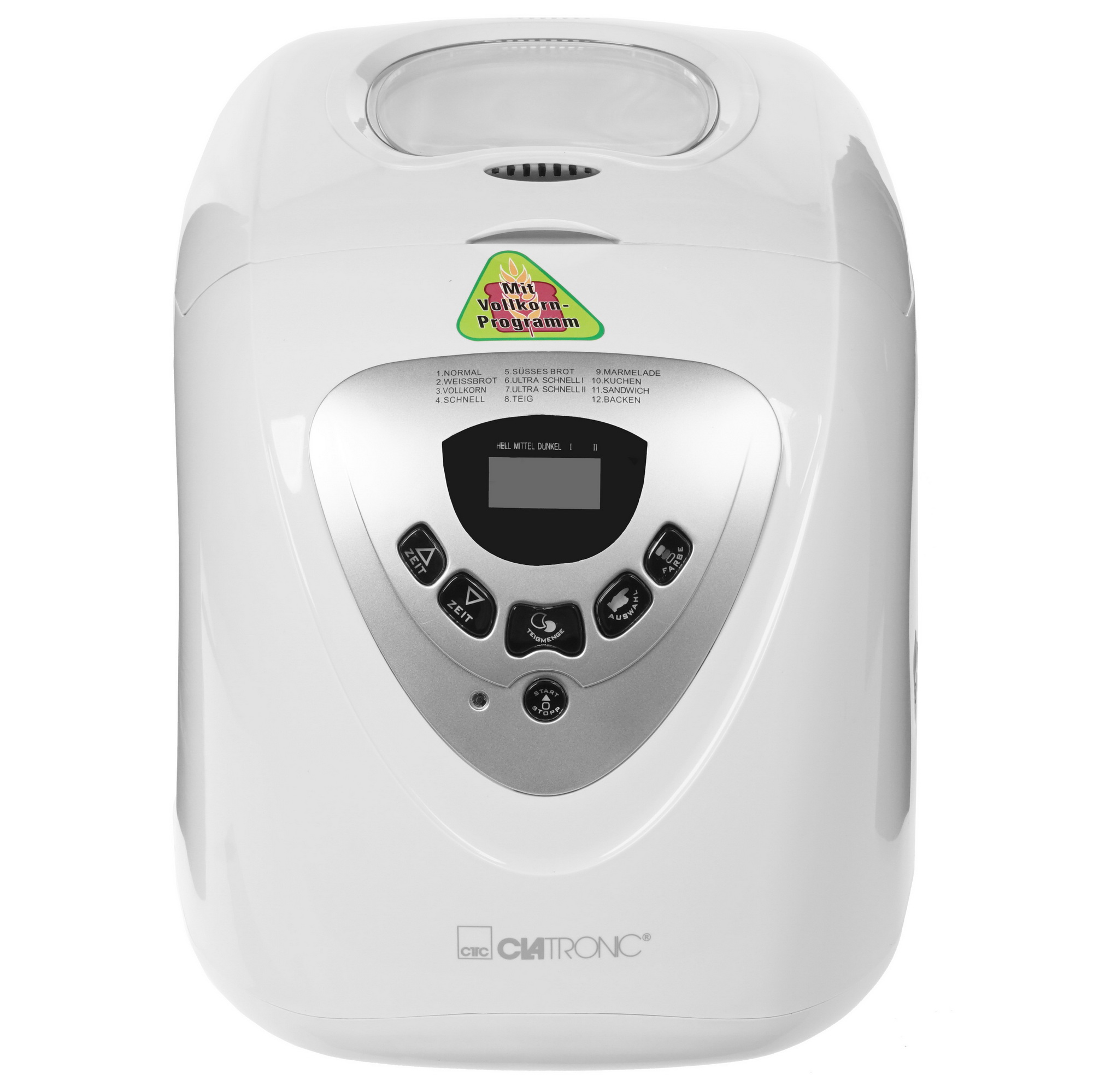 0191871 Хлебопечь CLATRONIC BBA 3505 белый STDN-0013292 - Вид №1
