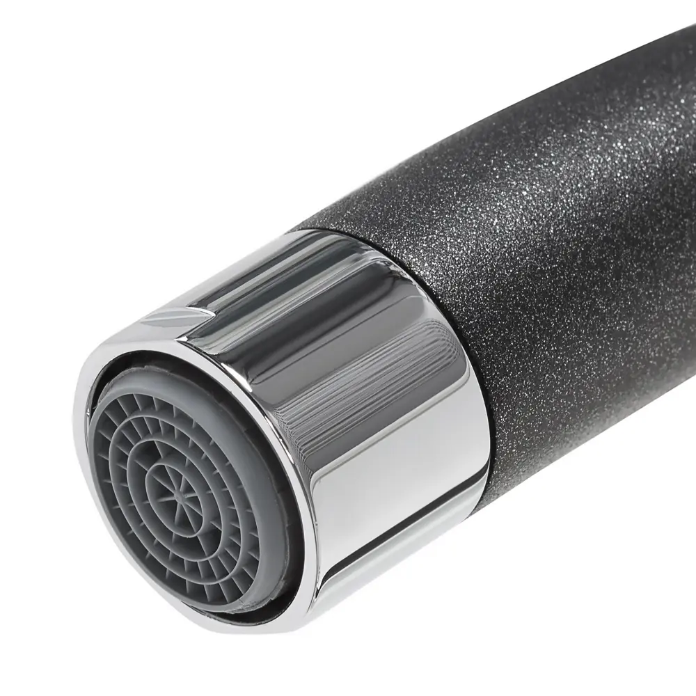 Смеситель для кухни Paini Sky 37 см цвет хром/чёрный гранит STLM-2010393 - Вид №2