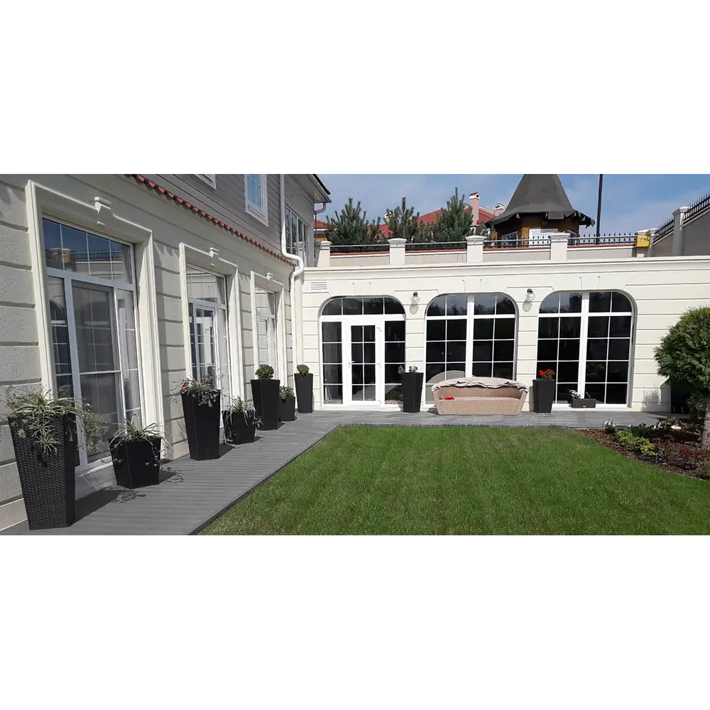 Террасная доска ДПК T-Decks серая 3000x150x20 мм 89408392 STLM-1569254 - Вид №10