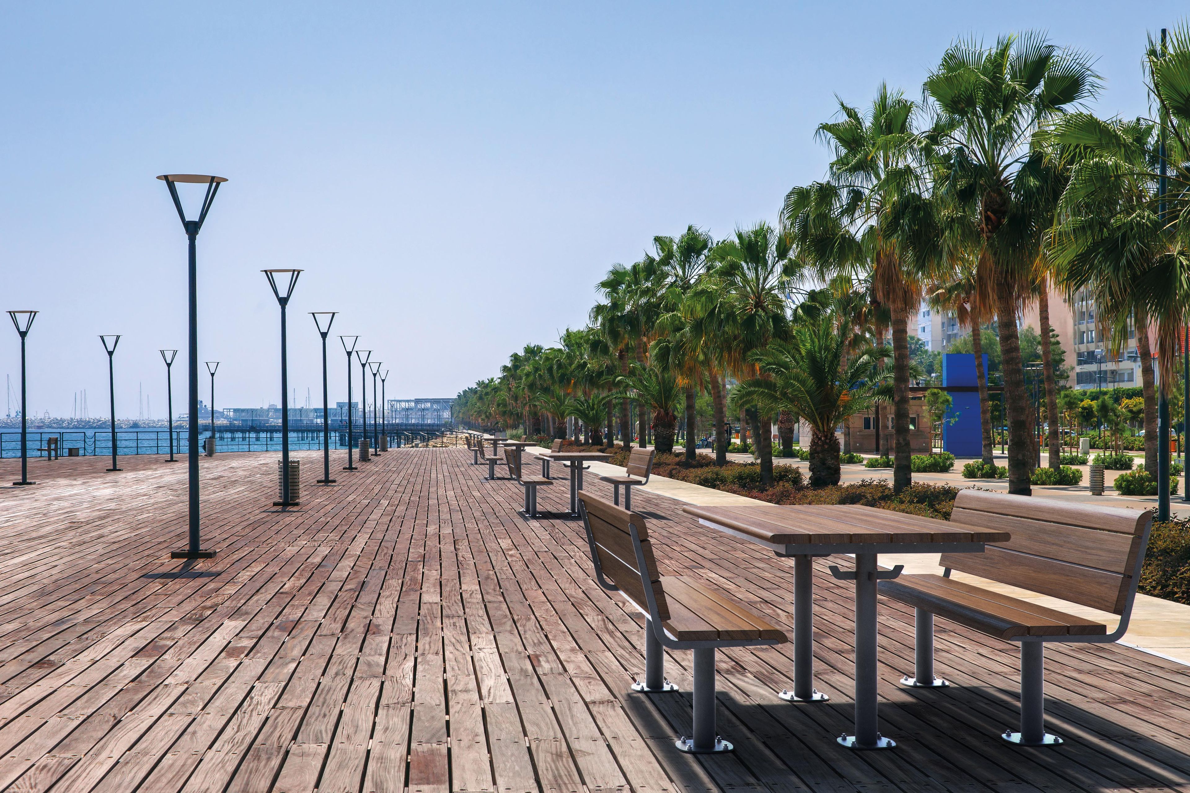 Прямоугольный стол для общественных мест из стали и дерева Metalco Break Time W ARCH-00028985 - Вид №1