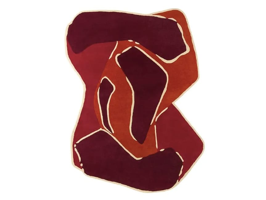 Бамбуковый и шерстяной шелковый ковер REDA AMALOU DESIGN ARCH-00074412