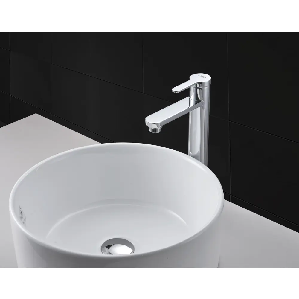 Смеситель для раковины KONSENSA Нарни MA3644 однорычажный на столешницу цвет хром STLM-2095181 - Вид №4