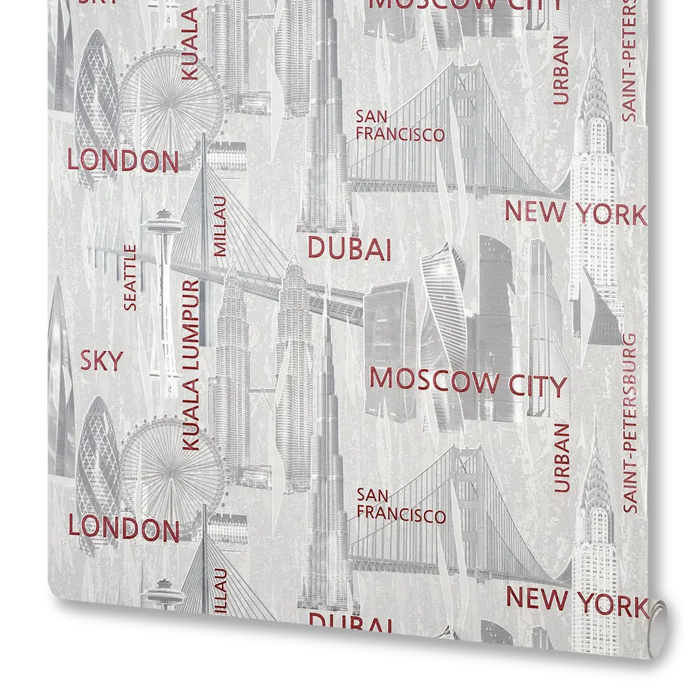 Обои флизелиновые Victoria Stenova Capital белые 1.06 м 888831 STLM-2178690