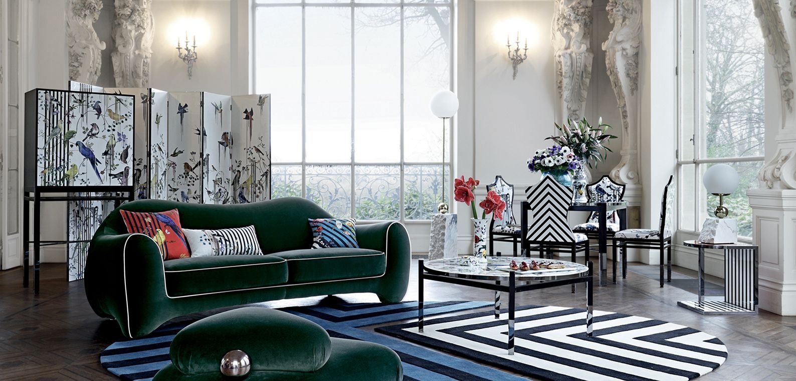 Многослойный круглый журнальный столик ROCHE BOBOIS Maison Lacroix ARCH-00086625 - Вид №2