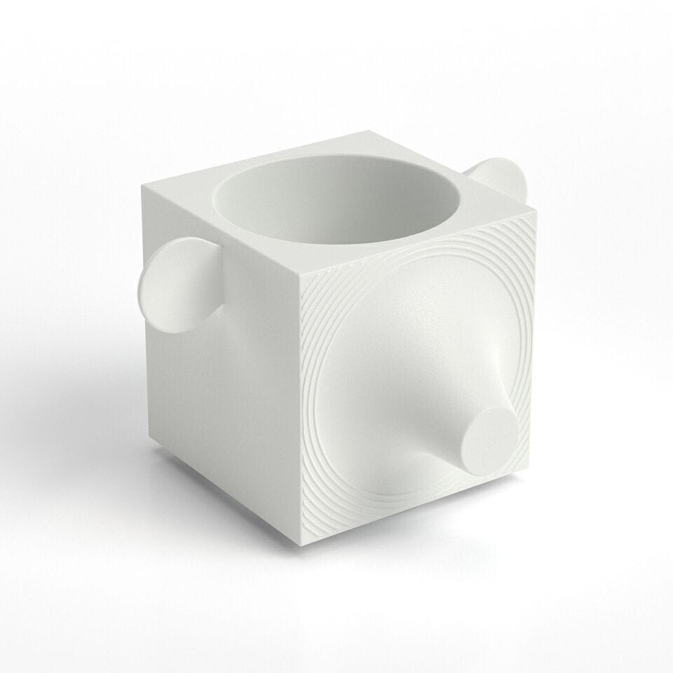 Квадратный полиэтиленовый садовый горшок Lyxo Design FERA CAPO ARCH-00031111 - Вид №8