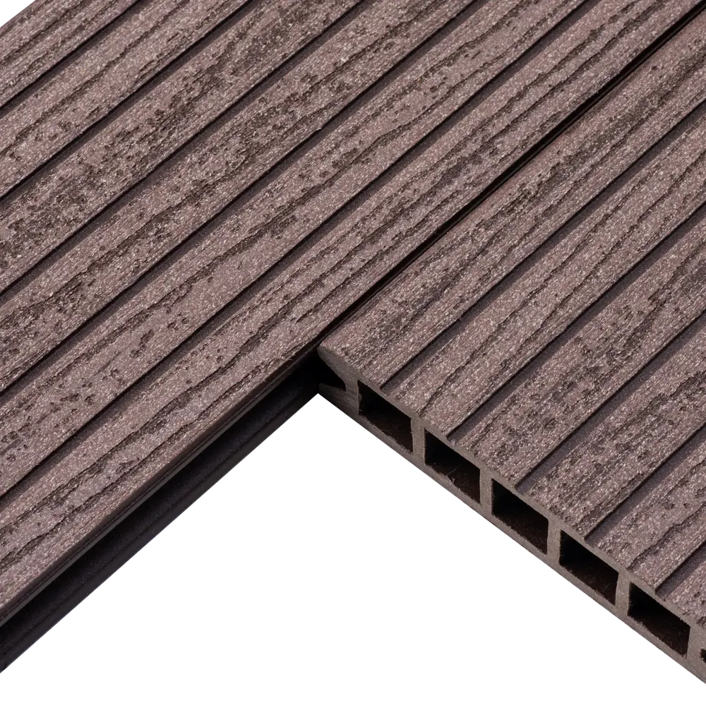 Террасная доска ДПК MultiDeck цвет Венге 3000x150x27 мм вельвет 0.45 м² МУЛЬТИДЕК STLM-2094155 - Вид №4