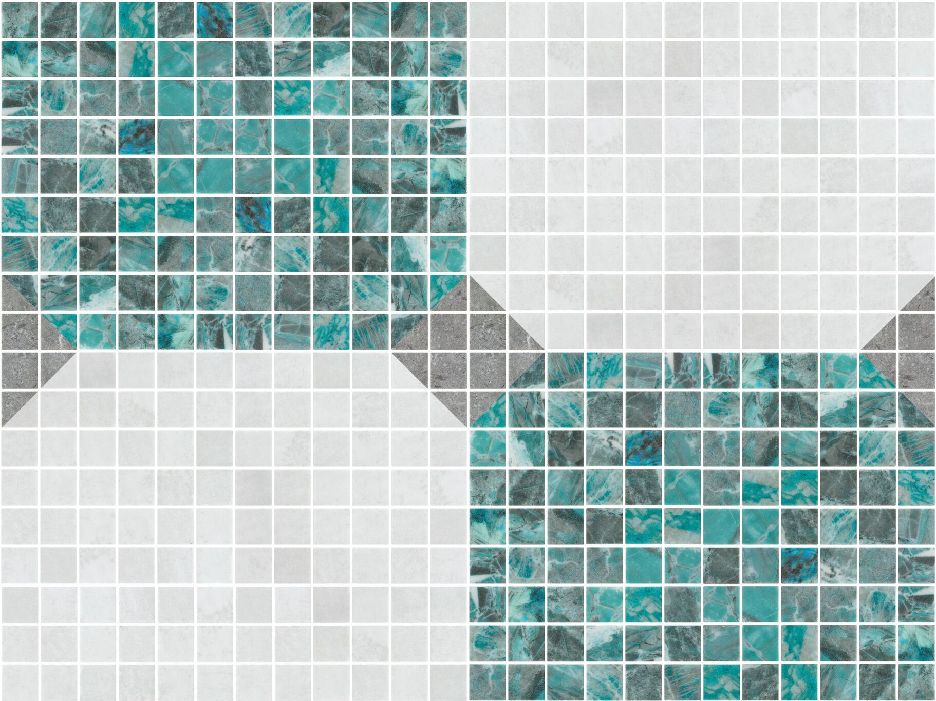 Внутренняя и наружная стеклянная мозаика Onix Icon Modular ARCH-00010610