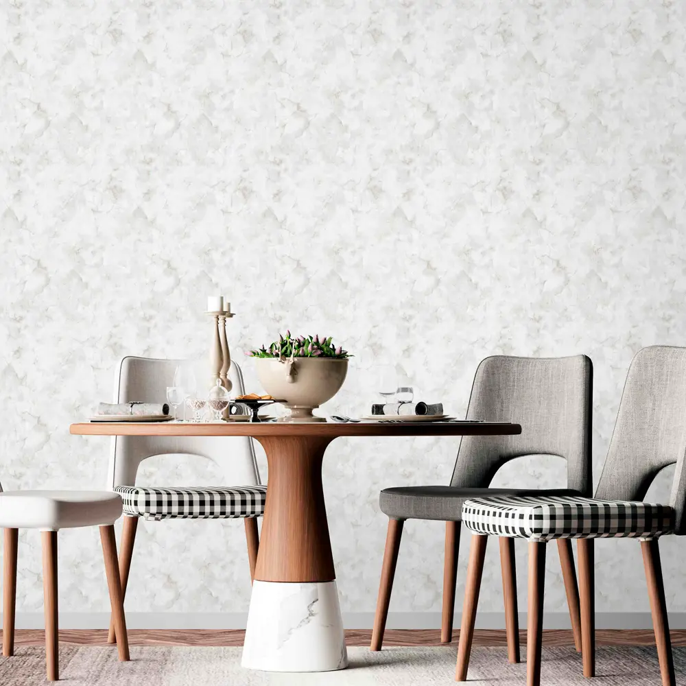 Флизелиновые обои Московская обойная фабрика Агора - серый фон для стильного интерьера 89369354 STLM-1447372 - Вид №1