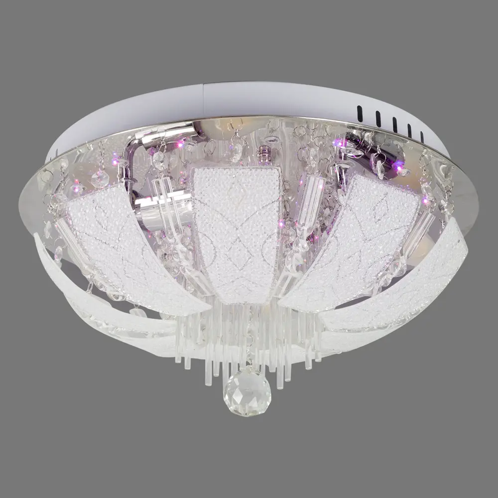 Люстра хрустальная подвесная Пари 4xE14x60 Вт, LED, металл/стекло, цвет хром WINK STLM-2074334 - Вид №8